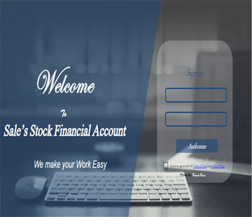 Sale's Stock Financial Account